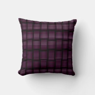 Coussin Conception graphique rétro violette