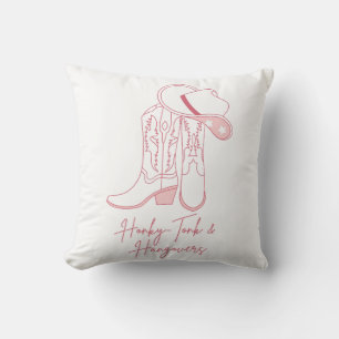 Coussin Conception Honky Tonk et Gueules de Bois   Bottes 