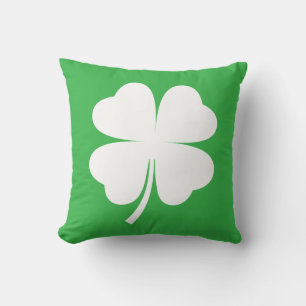 Coussin Conception minimaliste du trèfle de Saint-Patrick