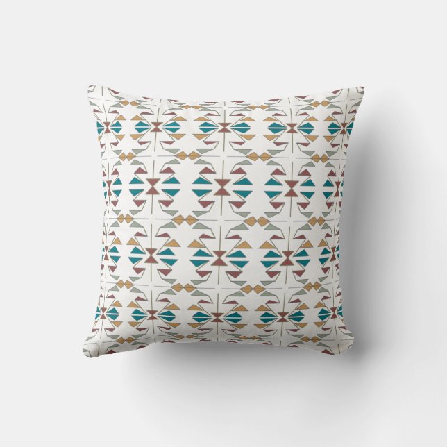 Coussin Conception Motif du triangle oblique du sud-ouest (Verso)