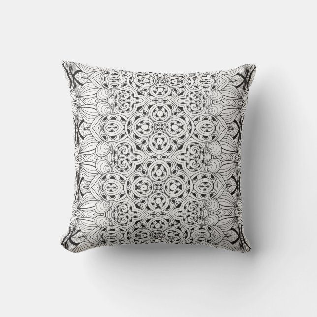 Coussin Conception tribale (Recto)