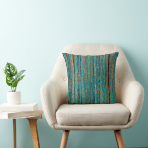 Coussin Conception Turquoise contemporaine