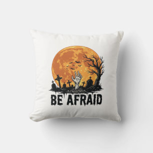 Coussin Conception vectorielle de cimetière Halloween vint