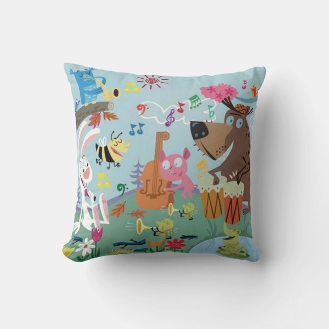 Coussin Concert animal (Recto)