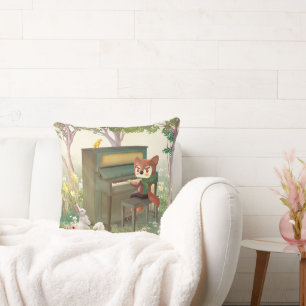 Coussin Concert de piano forestier