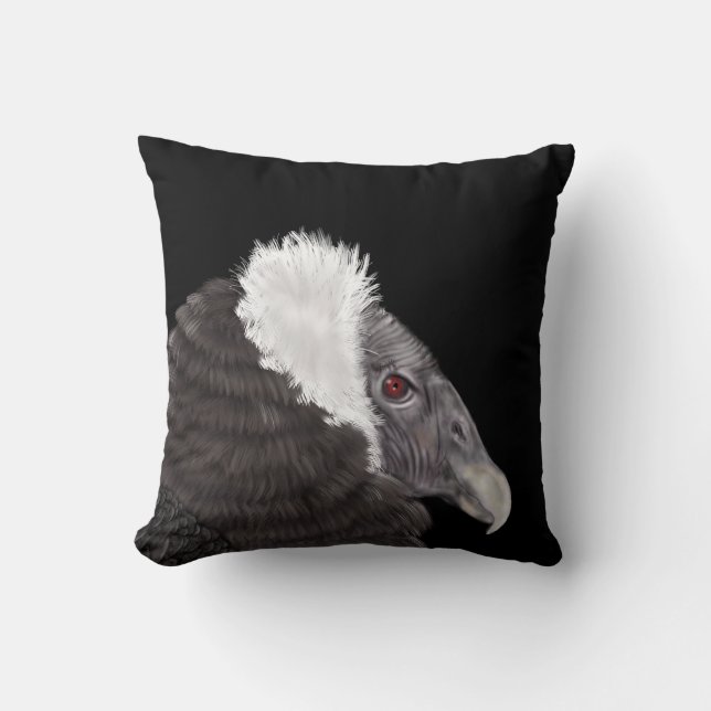 Coussin Condor andin illustré (Recto)