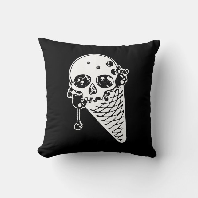 Coussin Cône glacé mal (Recto)