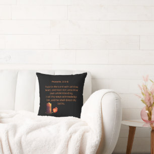 Coussin Confiez-vous au Seigneur de tout votre cœur