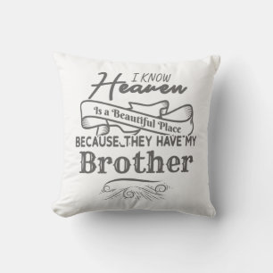 Coussin Connais Le Ciel Beau Endroit Ils Ont Mon Frère