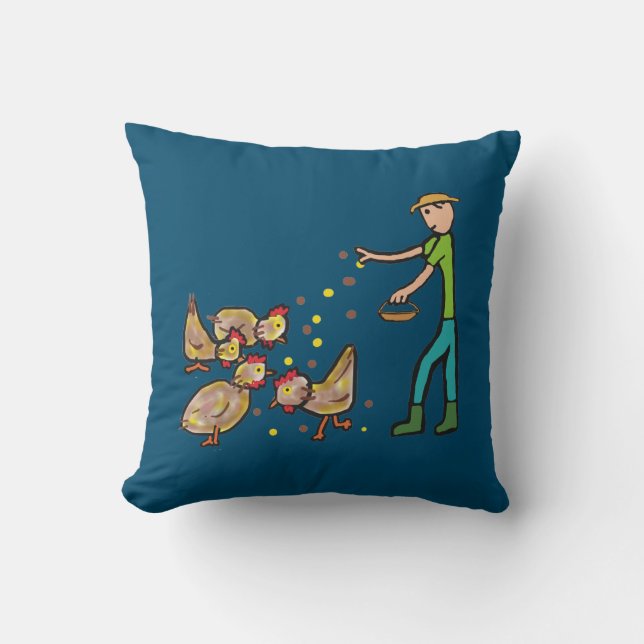 Coussin Conservation du poulet (Recto)