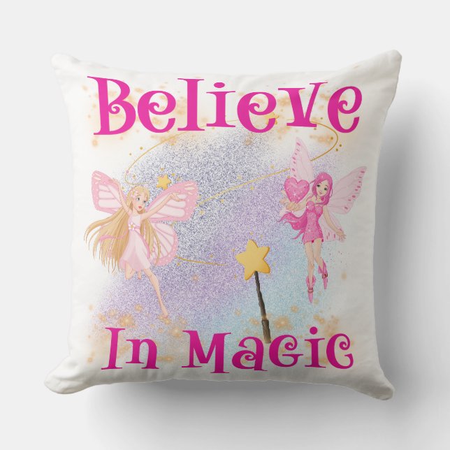 Coussin Conte de fée de Whispers enchantée (Recto)