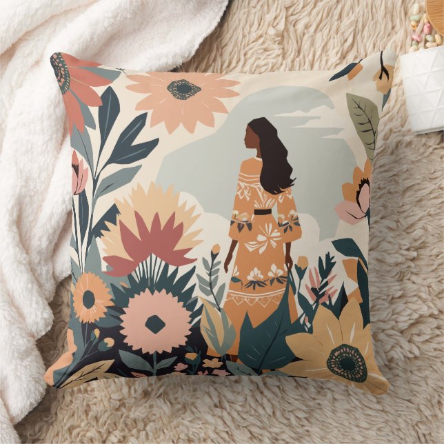 Coussin Contemplation du jardin (Couverture)