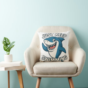 Coussin Continuez À Nager