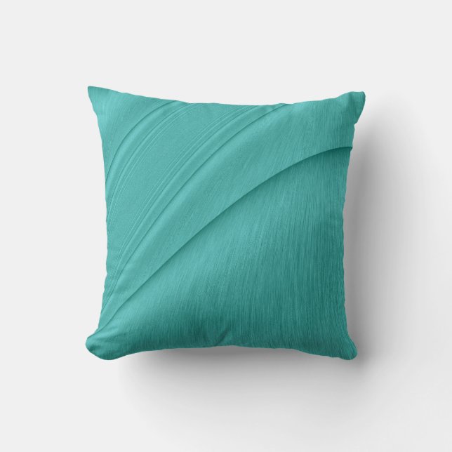 Coussin Contour turquoise (Recto)