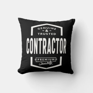 Coussin Contractant Travail Titre du travail Cadeau