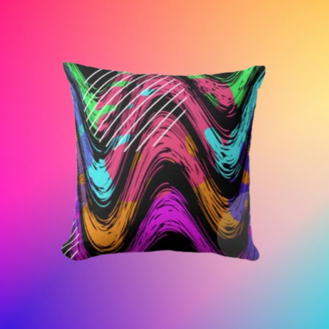 Coussin Contraste Coloré (Créateur téléchargé)