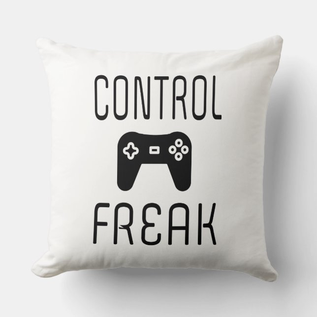Coussin Contrôler le jeu vidéo Freak Gamer (Recto)