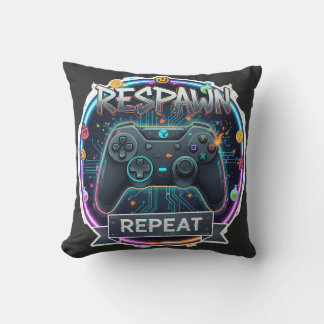 Coussin Contrôleur Gamer Respawn et Repeat