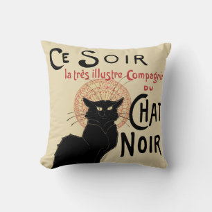 Coussin Conversation Noir