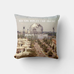 Coussin Cool 1964 rétros Expositions universelles de vue