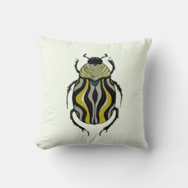 Coussin Cool Beetle Bug Art Insect Lover