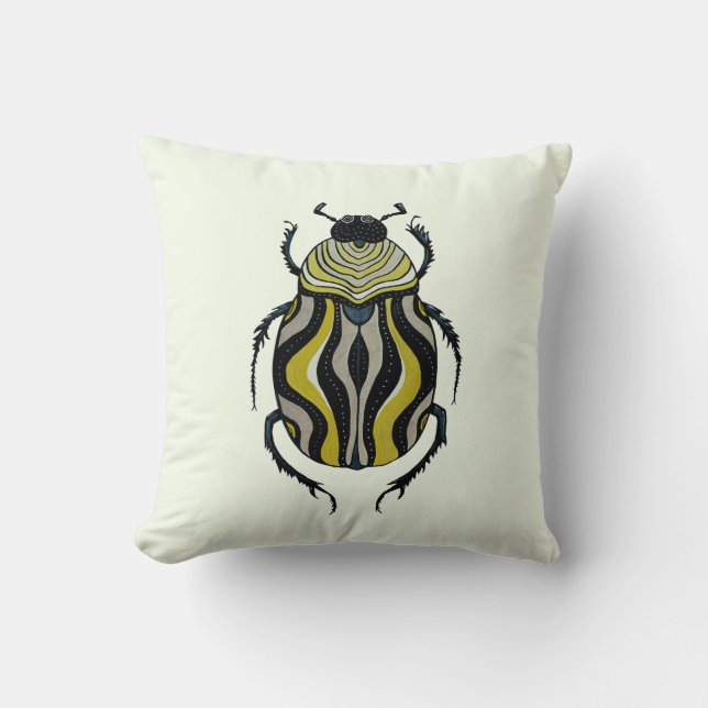 Coussin Cool Beetle Bug Art Insect Lover (Recto)