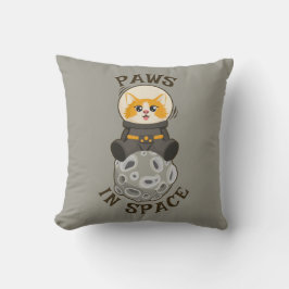 Coussin Cool Cat in space Cat Astronaut Cosmic animal Moon