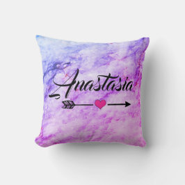 Coussin Cool, Extraordinaire, Marbre argenté avec ton nom