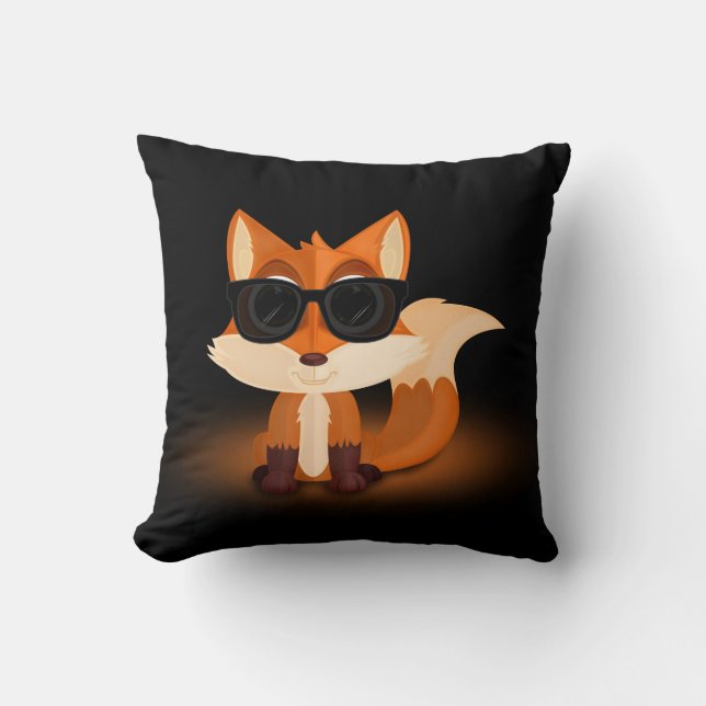 Coussin Cool Fox (Recto)