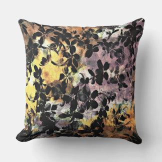 Coussin Cool moderne Fleurs Abstraites Art Motif