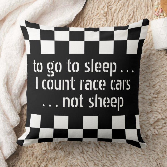 Coussin Cool personnalisé Motif d'indicateur noir et blanc (Couverture)