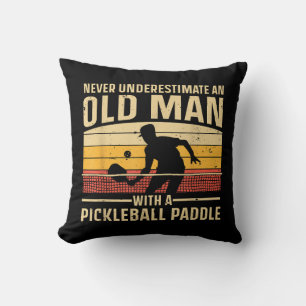 Coussin Cool Pickleball Art Pour Hommes Femmes Paddle Pick