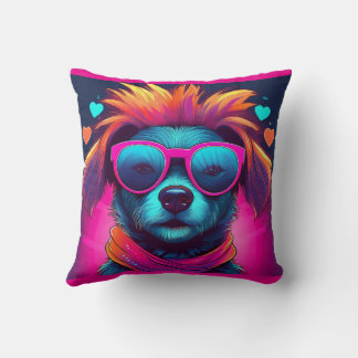 Coussin Cool Pup Throw Pillow
