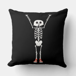 Coussin Cool Skeleton Halloween Design
