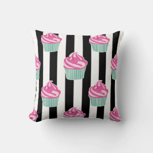 Coussin Cool tendance noir et blanc