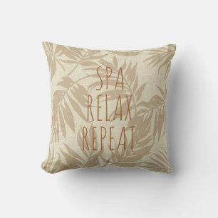 Coussin Coordonnées des Spas tropicaux - Palmes d'Areca ré