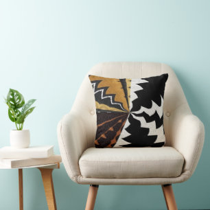 Coussin Copie graphique africaine contemporaine