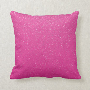 Coussin Copie scintillante rose lumineuse