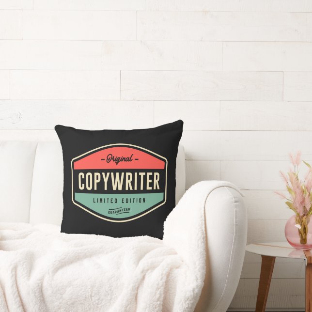Coussin Copywriter Funny Titre du travail Profession (Canapé)