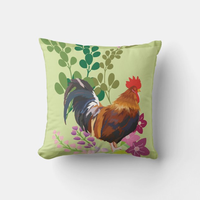 Coussin coq (Recto)