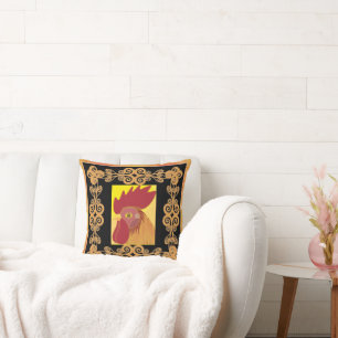 Coussin Coq