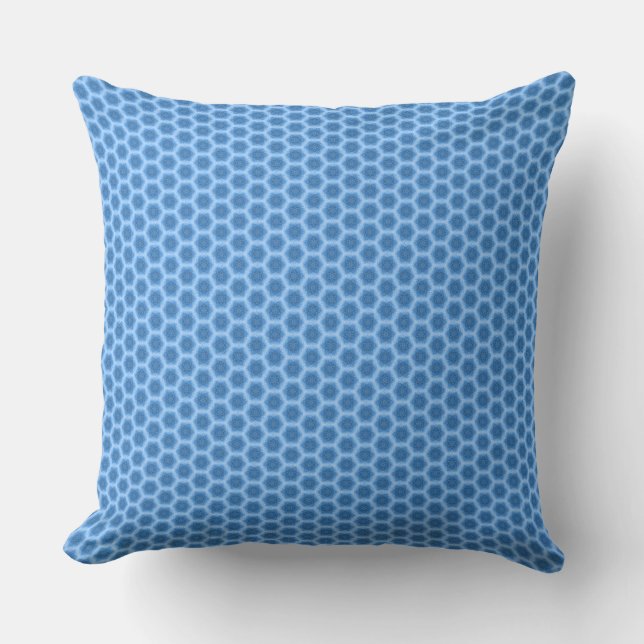 Coussin Coque d'étoile Blue Hexagon (Recto)