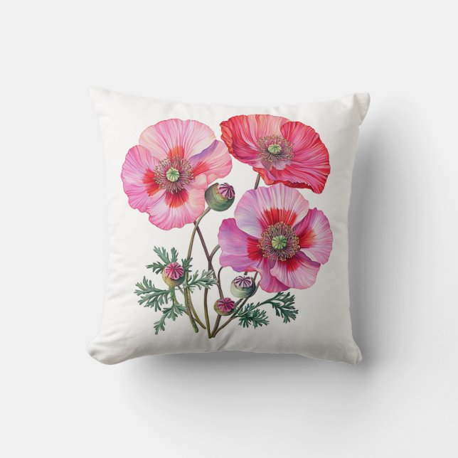 Coussin Coquelicot (Recto)