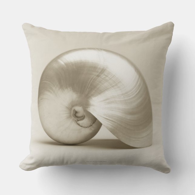 Coussin Coquillage de Nautilus de perle (Recto)