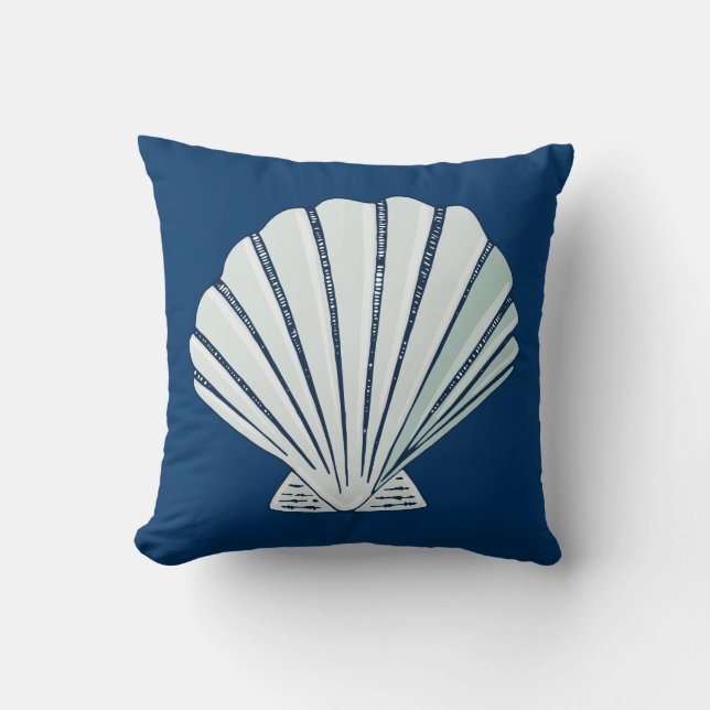 Coussin Coquille marine (Recto)