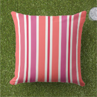 Corail coloré rose et rouge Motif des rayures esti