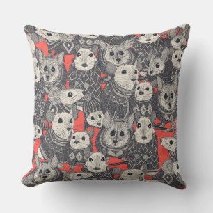 Coussin corail de souris