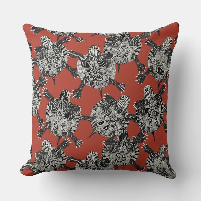 Coussin corail de tortue (Recto)