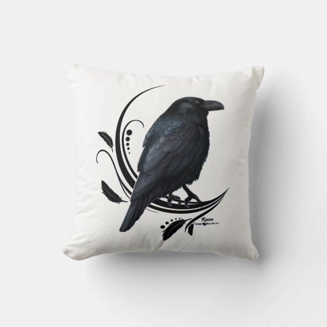 Coussin Corbeau (Recto)
