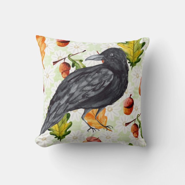 Coussin Corbeau (Recto)